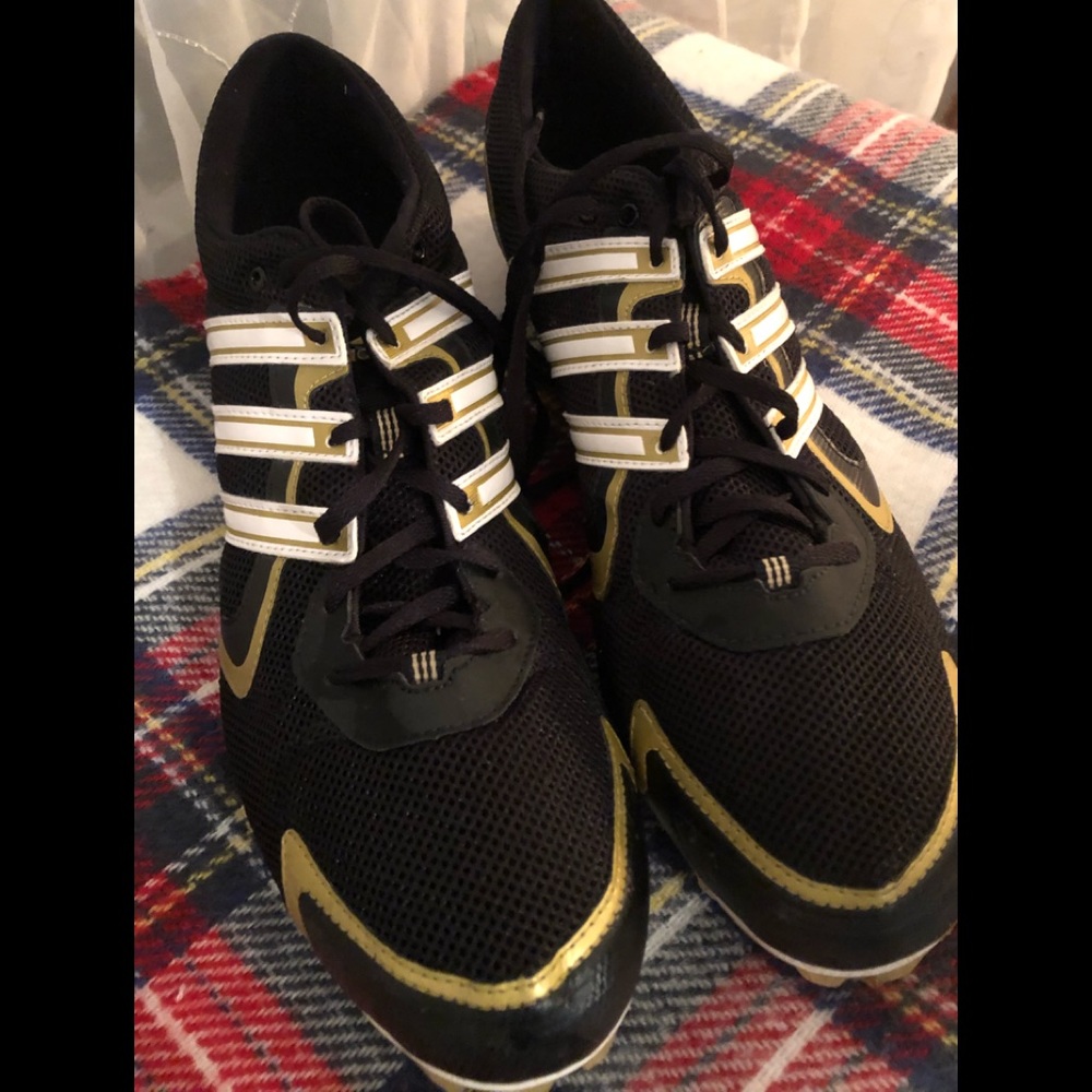 Adidas edge arrivals mens boys running cleats size 15